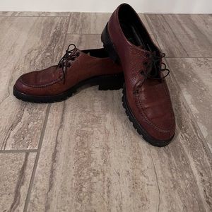 Cole Haan lace up loafers